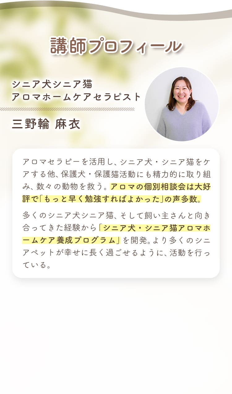 講師プロフィール